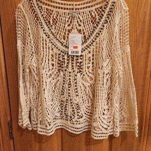 New Ecote Crochet top Large